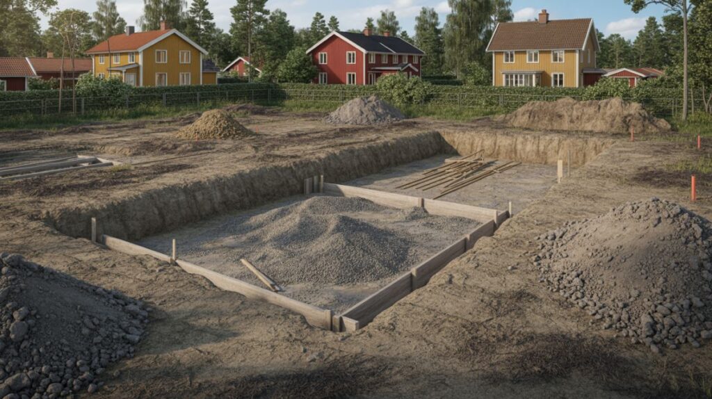 6. Hur lång tid tar det att gräva ut en tomt?