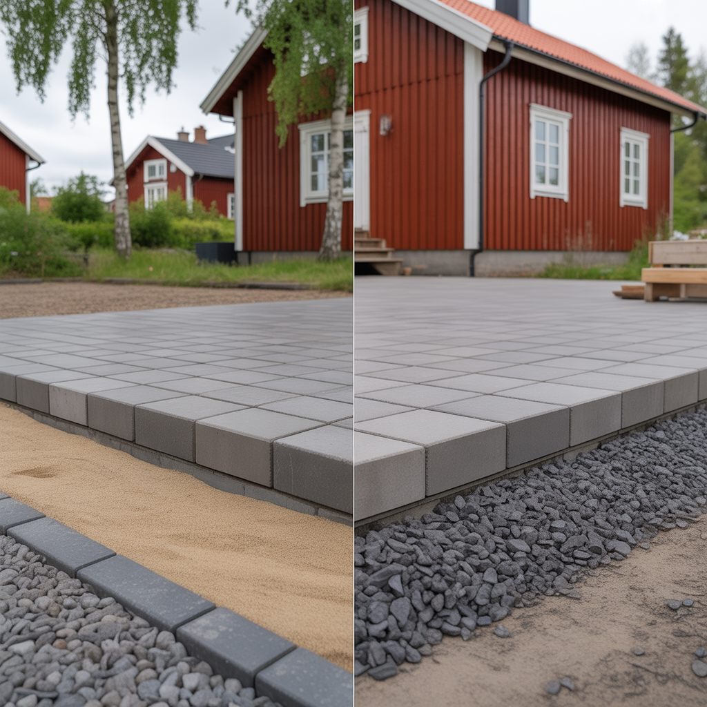 sattsand eller stenmjol under marksten jamforelse och kostna