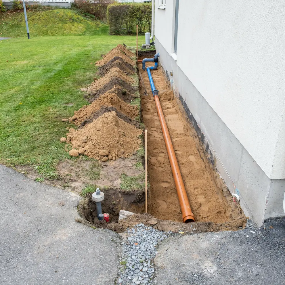 koppla kommunalt vatten avlopp orgryte goteborg